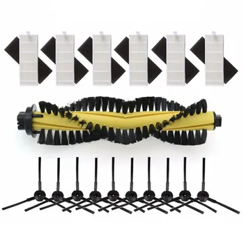

1xBrush+6xHepa Filter+6xSponge+10xSide Brush For Ilife Robot Vacuum Cleaner Parts Polaris Chuwi Ilife A4 A4S T4 X432 X430