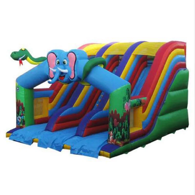 

Outdoor entertainment large inflatable slide mobile amusement park
