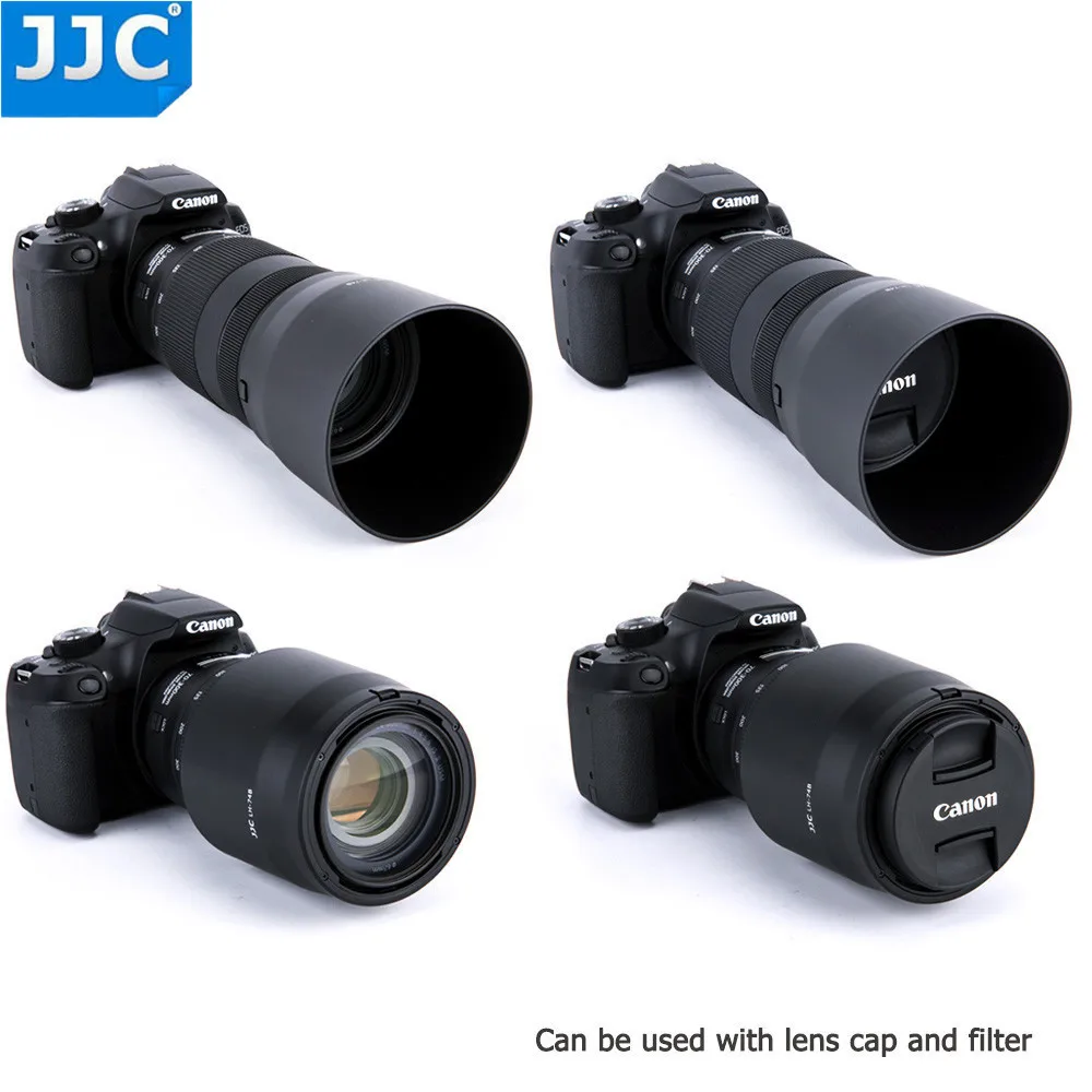 JJC Camera ABS Lens Hood Sunshade for Canon EF 70-300mm f/4-5.6 IS II USM Lens Replace ET-74B JJC Camera ABS Lens Hood Sunshade for Canon EF 70-300mm f/4-5.6 IS II USM Lens Replace ET-74B