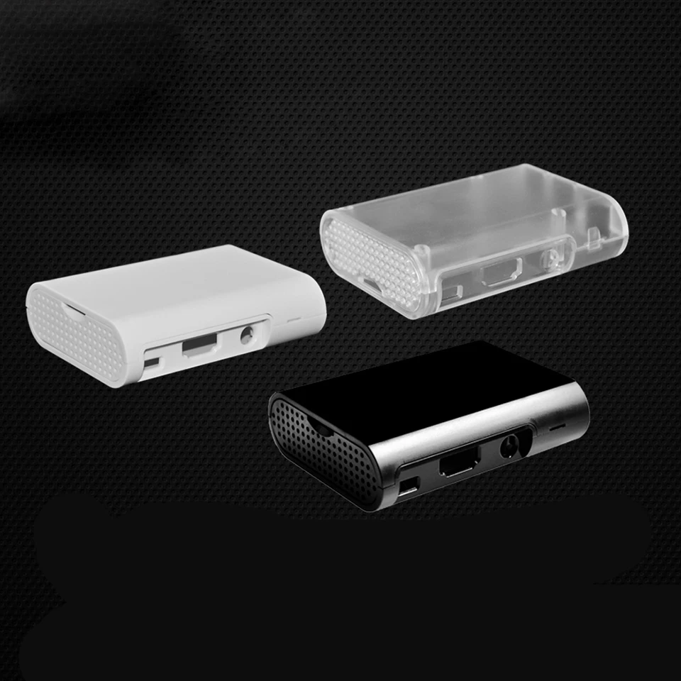 

Raspberry Pi 3 B Black white transparent Case Cover Shell Enclosure Box ABS box Raspberry Pi shell