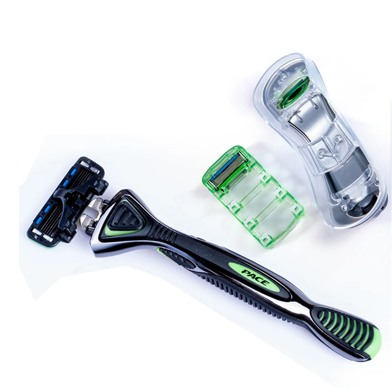 Original Genuine Dorco Pace 6 High Quality Men Manual Safety Razor 6 Layer Blade Beard shaving 2