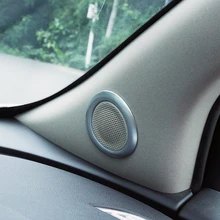 ABS Acessórios de Estilo de Carro Falante de Áudio Anel Lados Decoração Tampa Da Guarnição Para Chevrolet Trax 2013 2014 2015 2016 2017 2018
