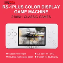 RS-1 plus портативная игровая консоль для детей NTST/PAL дополнительный ТВ-выход 3,5 дюймов полноцветный TFT