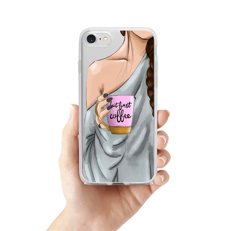 VOGUE lady viagem Casos de Telefone para o iphone11 11PRO 11PROMAX X XR XMax 5 6 7 8 8Plus чехол для корпуса - Цвет: TPU