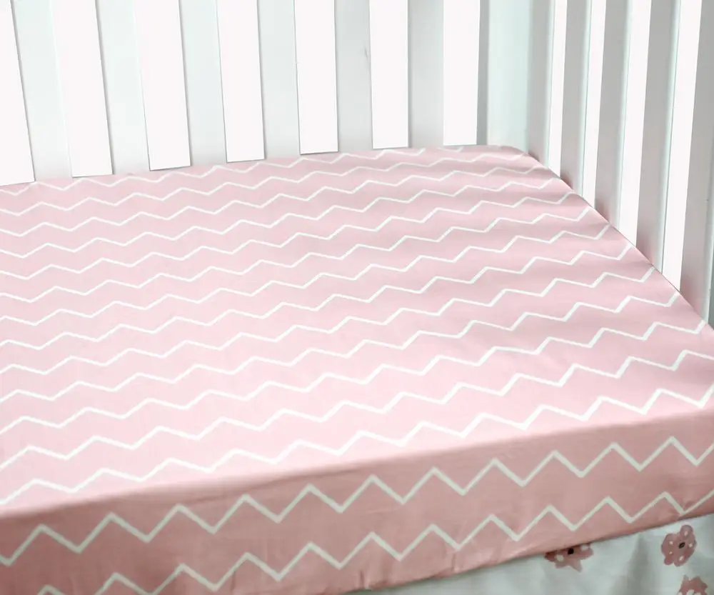 Baby Floral Fitted Crib Sheet Girl S Bed Mattresses Fits Standard