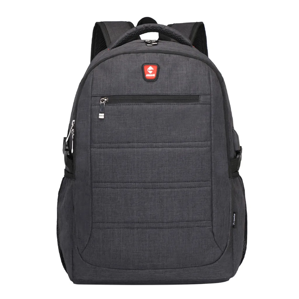 Aelicy, водонепроницаемый, 15,6 дюймов, рюкзак для ноутбука, студенческий, Противоугонный, мужские рюкзаки, для путешествий, Подростковый рюкзак, сумка, мужской рюкзак, Mochila - Цвет: BK