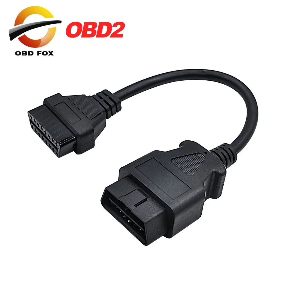 16 контактный штекер для контактного разъема OBD 2 II заводской адаптер OBD2 Benz 38