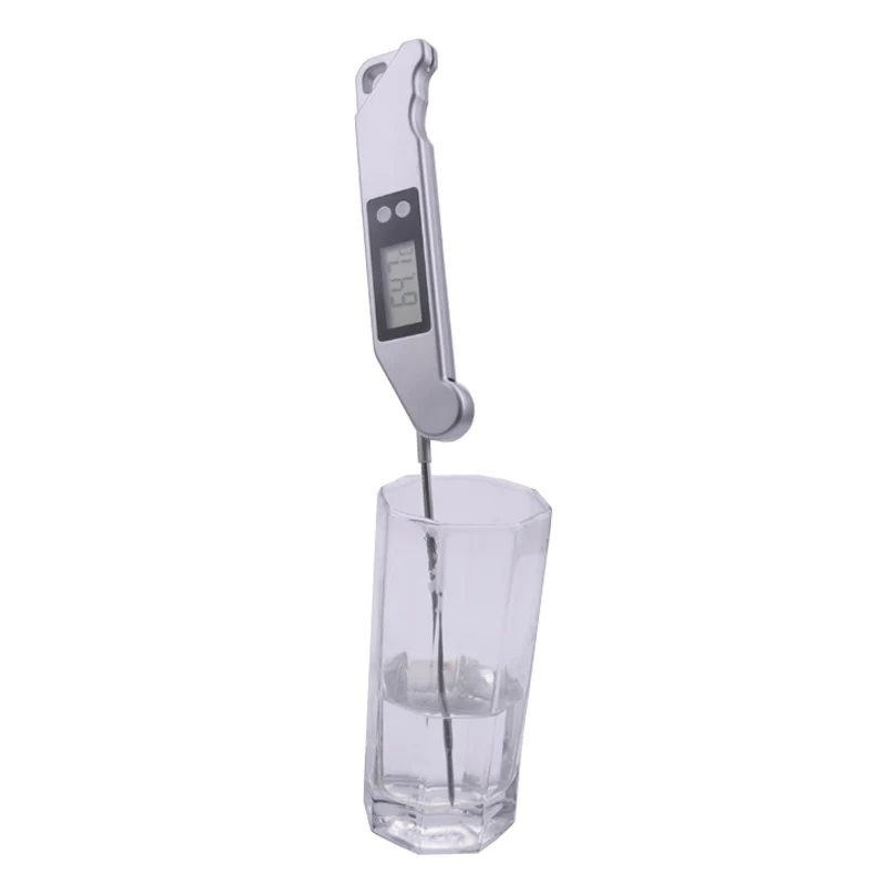 

Electronic digital kitchen cooking food thermometer, home folding barbecue thermometer, free shipping