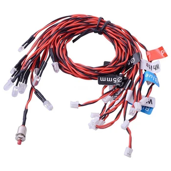 

2X Highlight 12 LED Flashing Light System for RC Car G.T.POWER 1/10th Scale