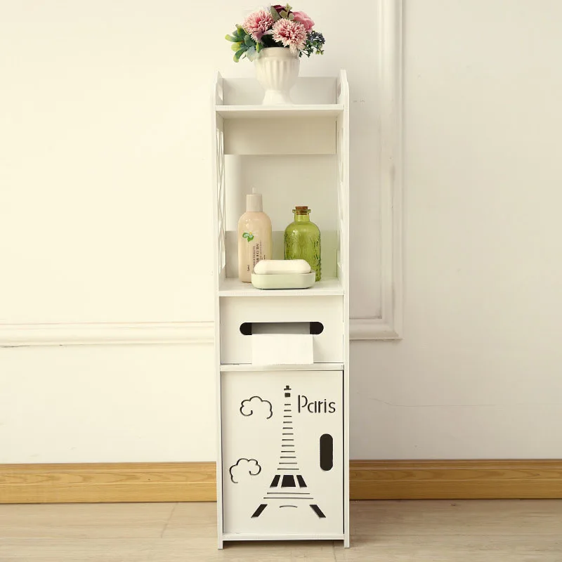 Minimalist Floor Mounted Nightstands Diy Mini Pvc Storage Cabinet