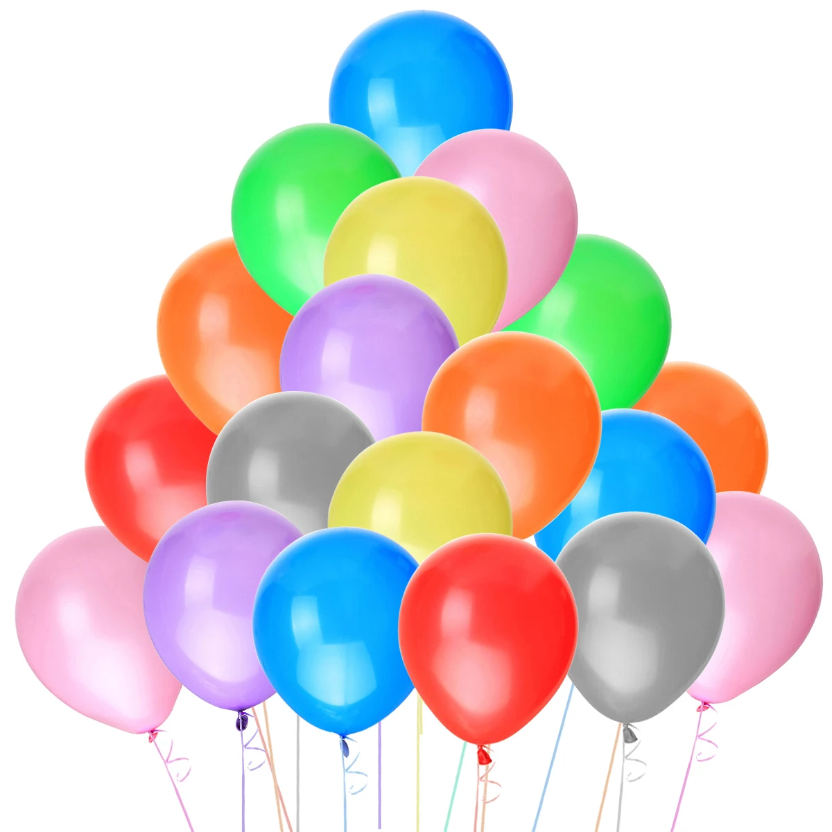 

20pcs Latex Pearl Balloons Solid Color Round Balloons Decorations for Birthday Engagement Party Graduation Proposal
