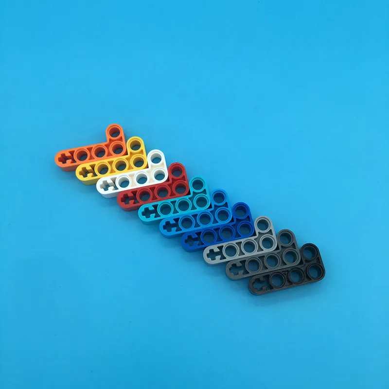 

30pcs/lot Technic Beam 2*4 L-shape thin parts/mechanical DIY block brick set Compatible with No.32140 Other Assembles Parts