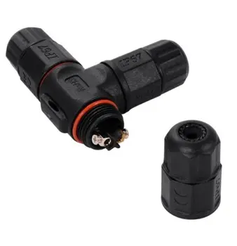 

Waterproof Cable Connector 2Core 220V~380V IP67 Solar Garden Outdoor Junction