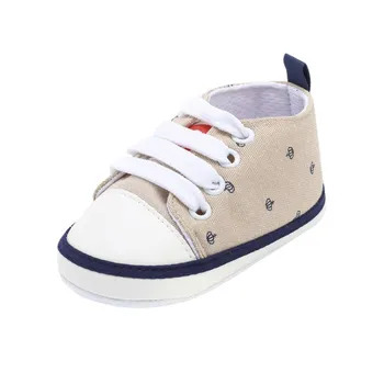

Baby Boys Girls Crown Printed Canvas Shoes With Casual First Walkers Shoes Baby Toddler Shoes Boy Baby Girl Shoes