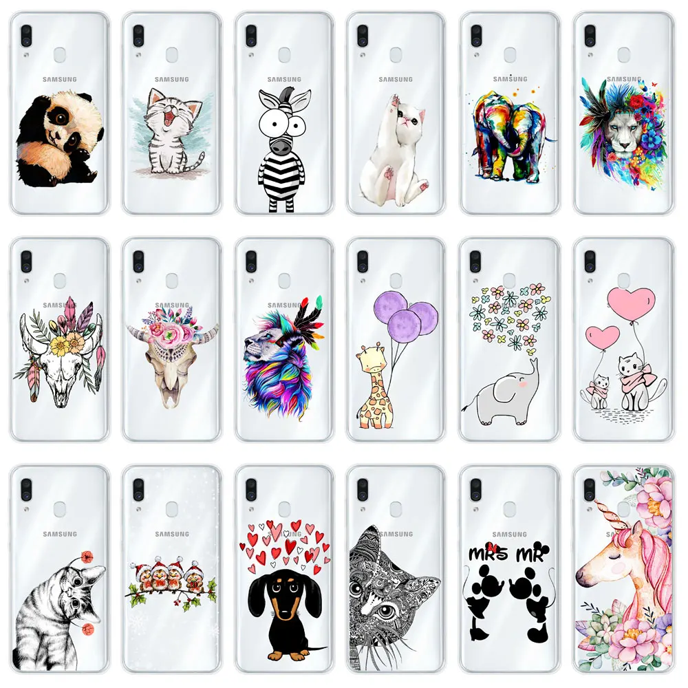 

For Samsung Galaxy A50 Case 2019 NEW Fashion Soft TPU silicone Back Cover For Samsung A10 A30 30 10 A 50 A505 Phone Shells Cases