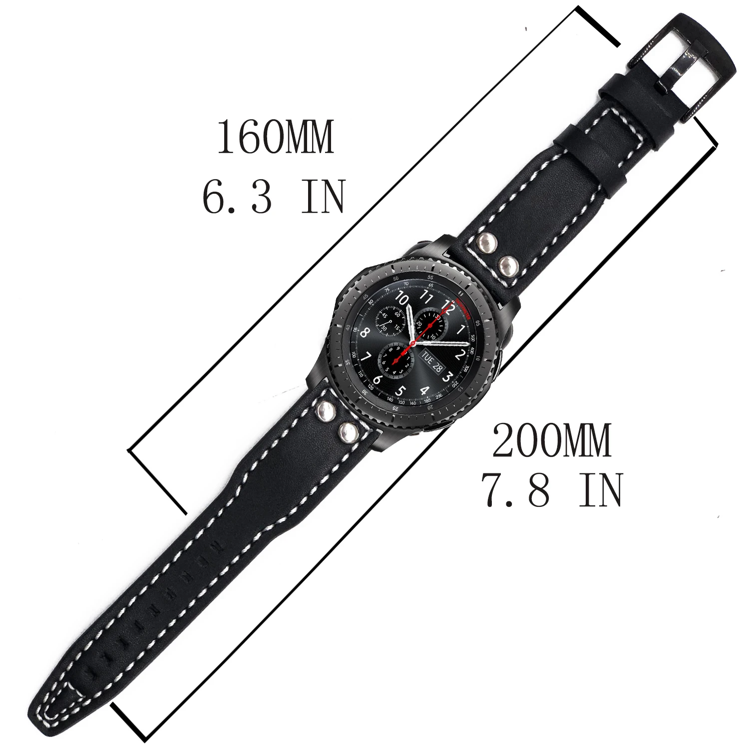 Ремешок Eastar из натуральной кожи для samsung gear S3 Band Frontier ремешок для gear S3 классический ремешок 22 мм браслет для часов