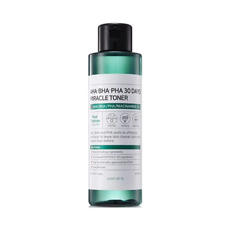 Korea Cosmetics SOME BY ME AHA BHA PHA 30 дней чудо тонер 150 мл Тоник для лица Dead Skin Pores Blackhead лечение