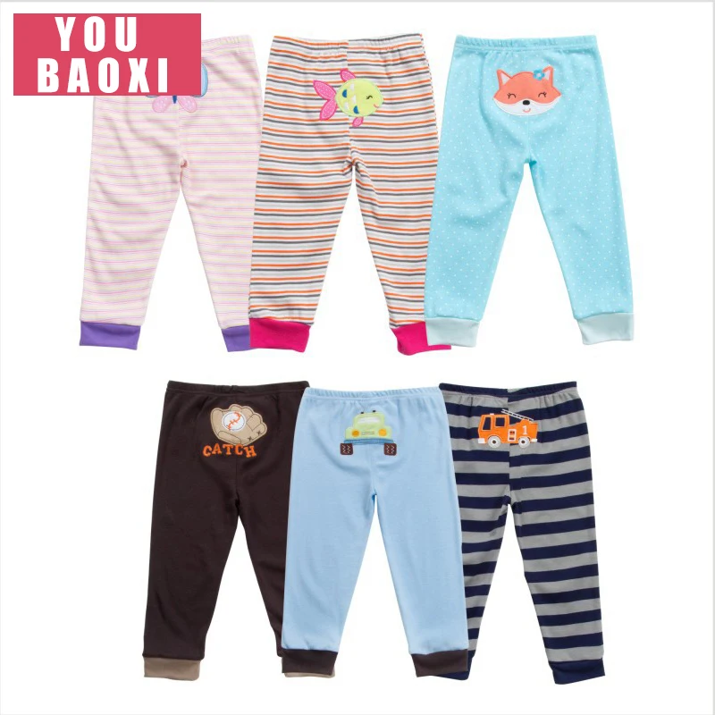 

5 pcs baby pants 0-24 months bebe pant embroidery style newborn pant children colorful and cute wear