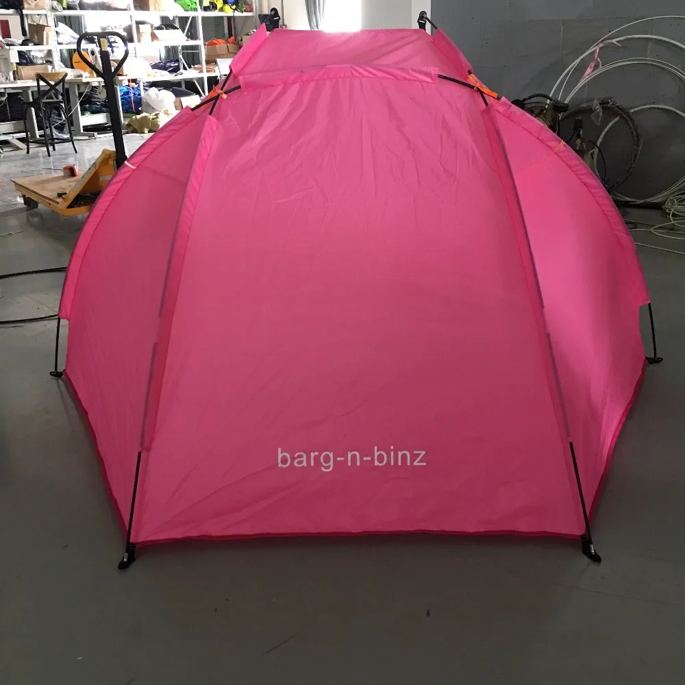 Hot Selling 2 Person Colorful Pop Up Fishing Tent,Pink Beach tent for