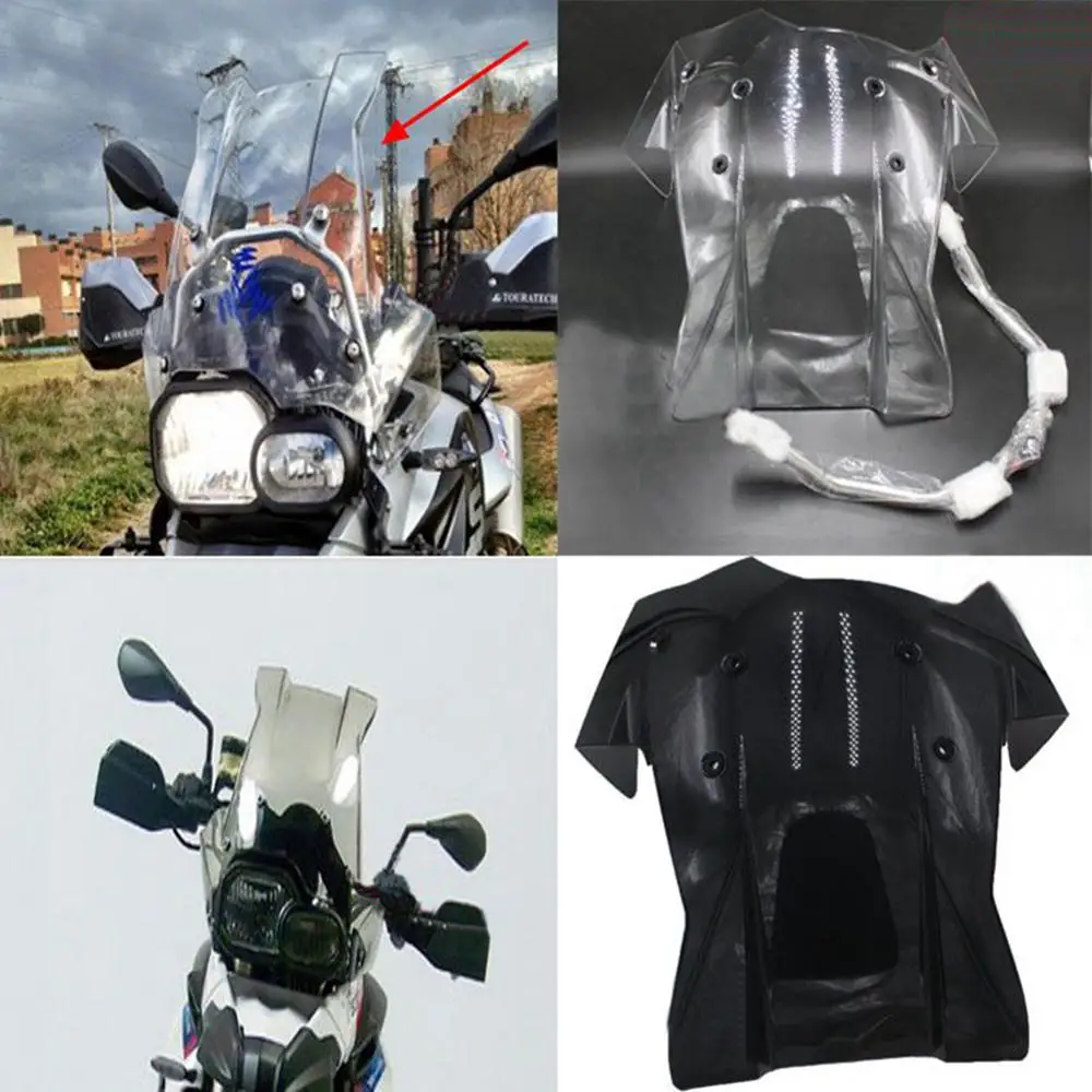 

F650GS F800GS 08-17 Windshield WindScreen Wind Shield w/ Mounting Support Bracket for BMW F 650 800 GS 650GS 800GS 2008-2017