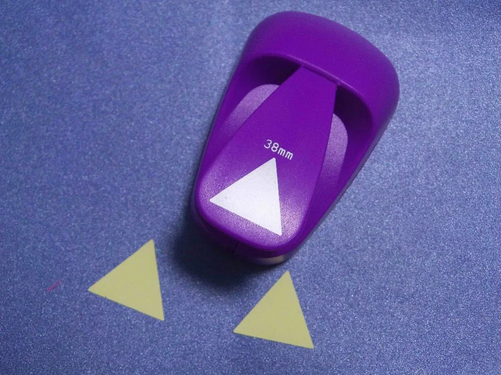 free shipping 1.5"(3.8cm) triangle eva foam punch craft punch Scrapbook