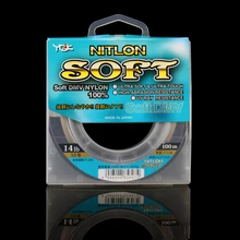 Бренд YGK NITLON мягкий DMV нейлон леска 100 м сделано в Японии