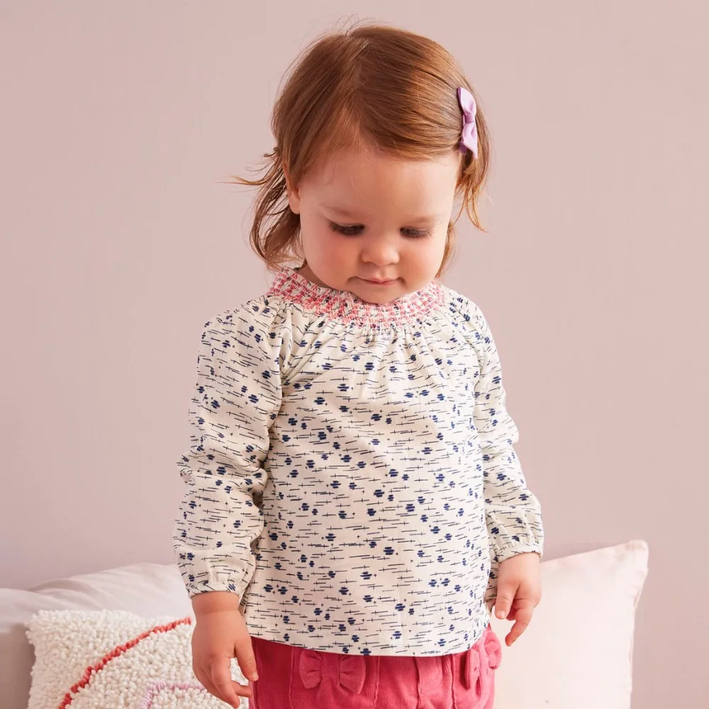 2017 Autumn kids girl clothes 100Cotton Print embroidered children