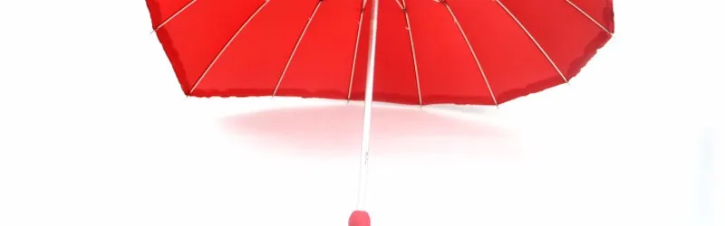 Красный зонтик в форме сердца, персиковые сердечки, женские зонты на День святого Валентина, Свадебная вечеринка, помолвка, реквизит для фотосессии, длинная ручка, Unbrellas