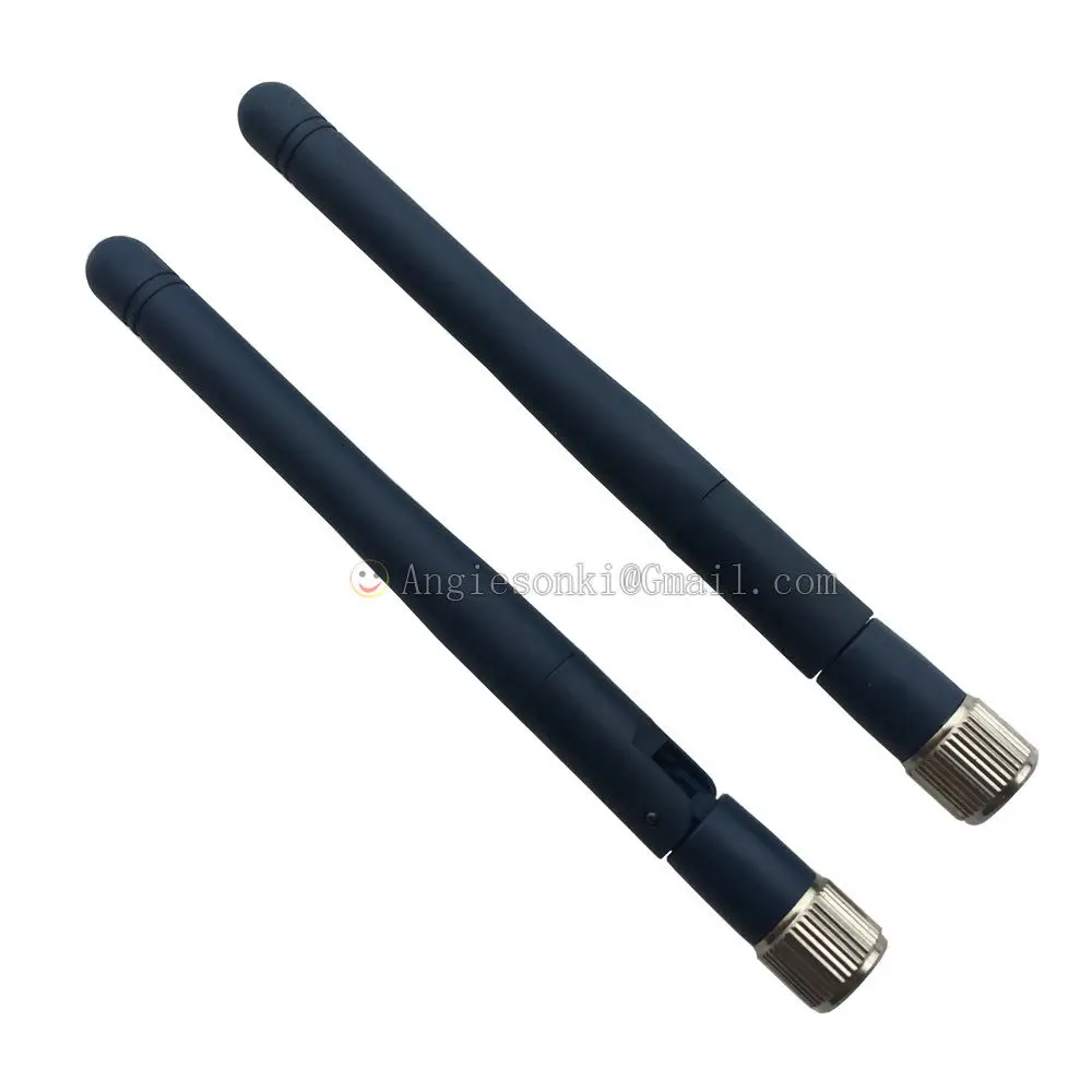 High Quality 2 pcs 2dbi WiFi Antenna RP SMA 4 5 and 3 5 Inches Folded