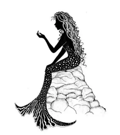 

Mermaid fairy Transparent Clear Stamps for D Clear Stamp Or stamp for DIY Scrapbooking Kids Fun Decoration SuppliesA463
