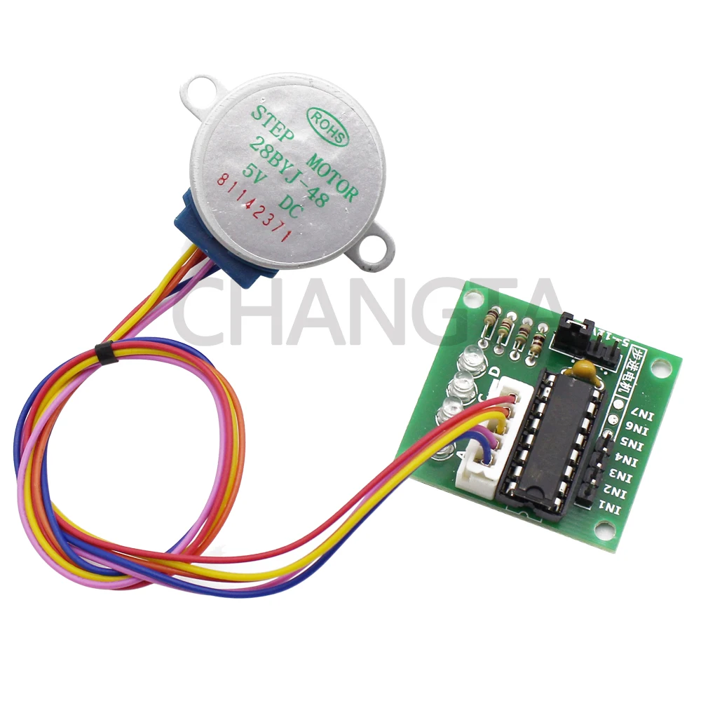 28BYJ 48 5 V 4 фаза DC редукторный шаговый двигатель + ULN2003 доски водителя для arduino DIY