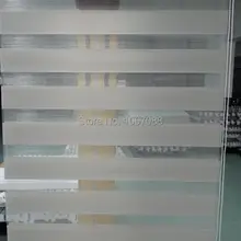 Прозрачный полиэстер ролик Зебра жалюзи в серый гардины для Гостиная 24 в* 48 в 30 цветов