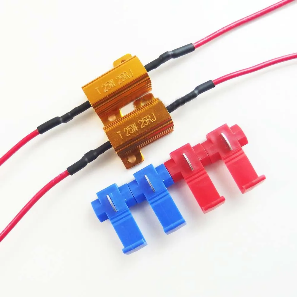 Yushuangyi 4pcs 25W 25 Ohm Load Resistors For LED Bulbs Turn Signal