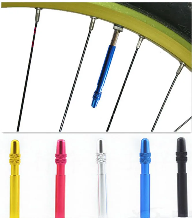 10pc MTB Bicycle Presta Valve Extender Bike Tire Wheel 60mm French