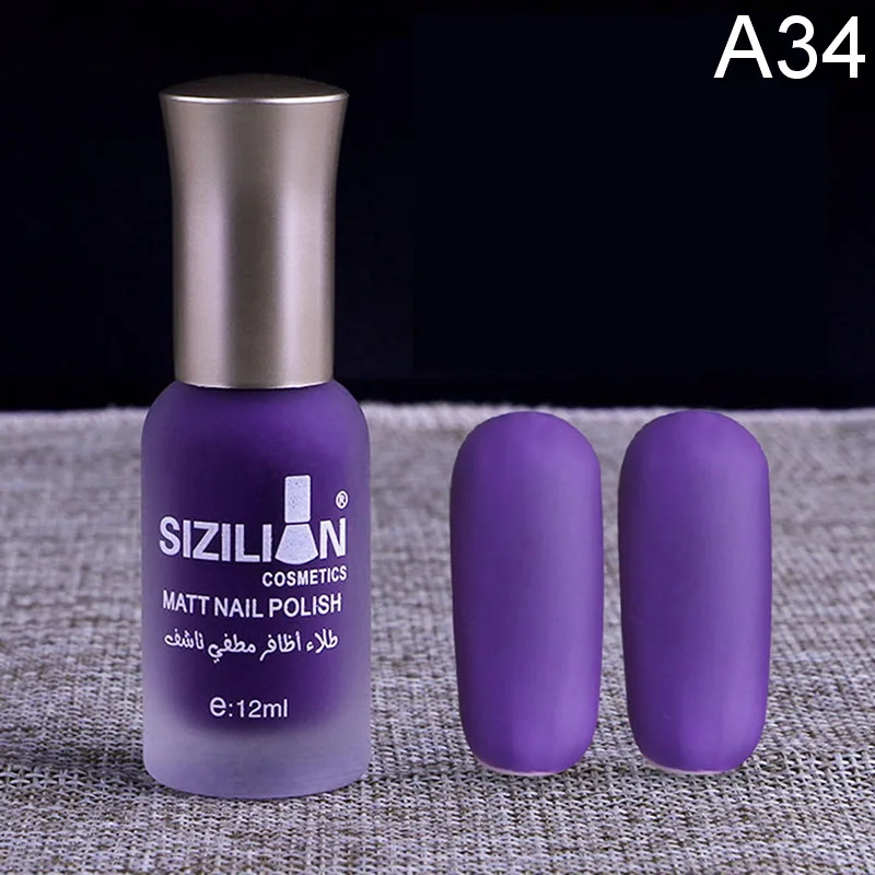 

12ml Matte Dull Nail Polish Nail Art Design Manicure Nail Beauty Nude Colors Gel Nail Polish Lacquer 20 Colors