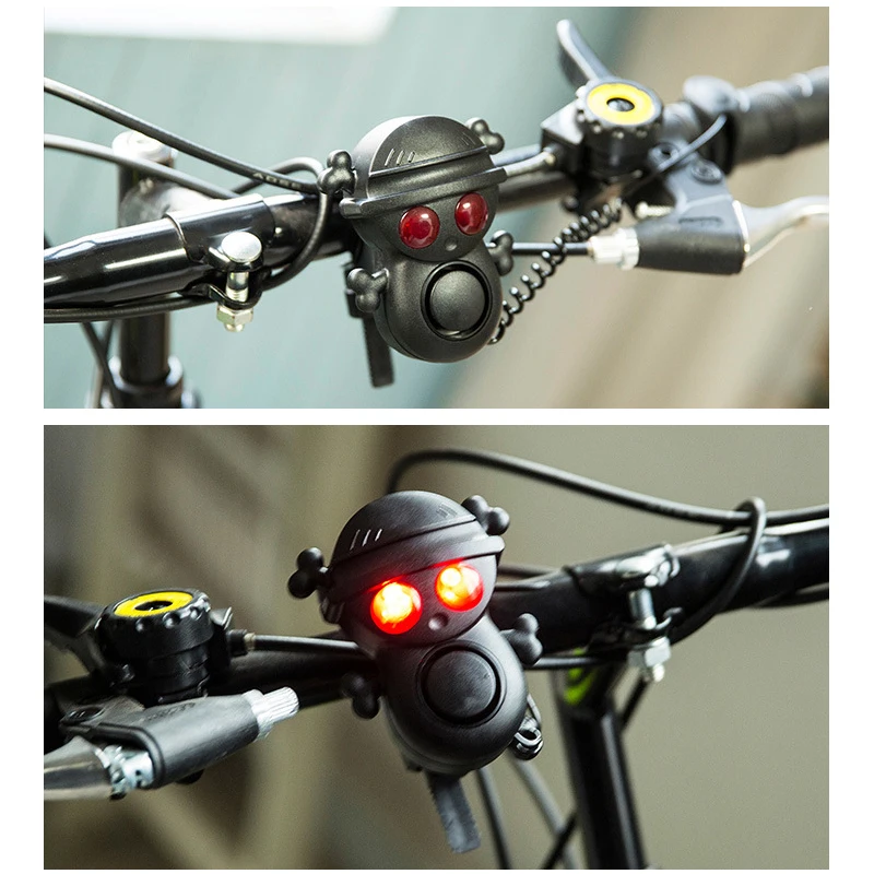 Череп MTB Road кольцо для велосипеда колокольчики 120db Водонепроницаемый