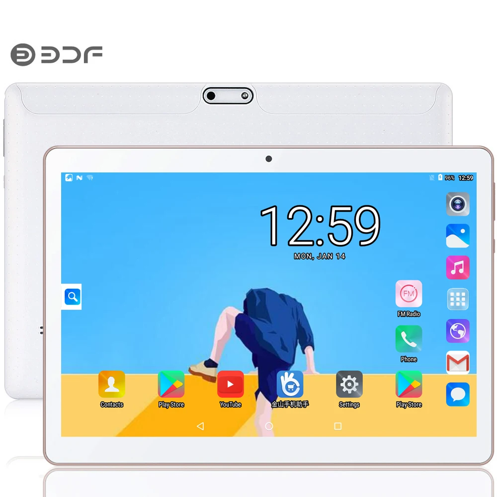 

BDF 10 Inch tablet Original 3G Phone Call Android 7.0 MTK Quad Core Tablet Pc Dual 4GB RAM/32GB ROM Bluetooth WIFI GPS Tab 10 9