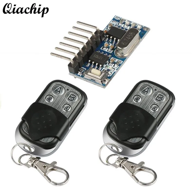 QIACHIP-433Mhz-4-CH-Wireless-Remote-Control-Switch-Learning-Code-Button-Receiver-Transmitter-Fob-Key-For (1)