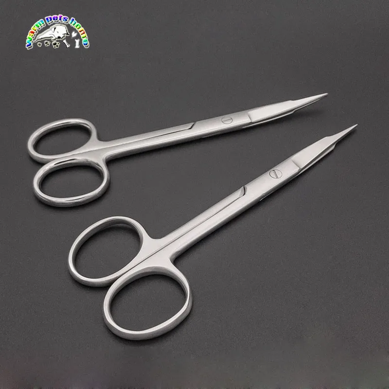 Tijeras uretrales para gatos, herramientas de reconstrucción uretral, paso integrado, acero inoxidable, Animal, instrumento quirúrgico para mascotas