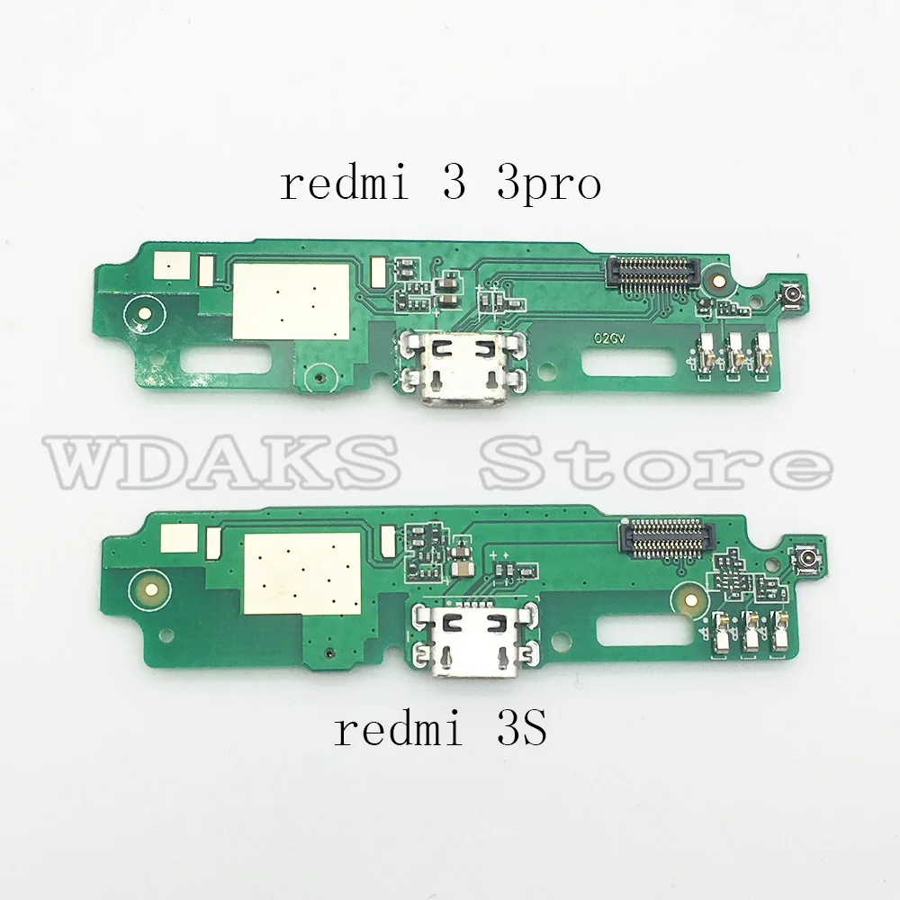

For Xiaomi Redmi 3 3S Micro Dock Connector Board USB Charging Port Flex Cable with Microphone Board For Redmi 3 Pro