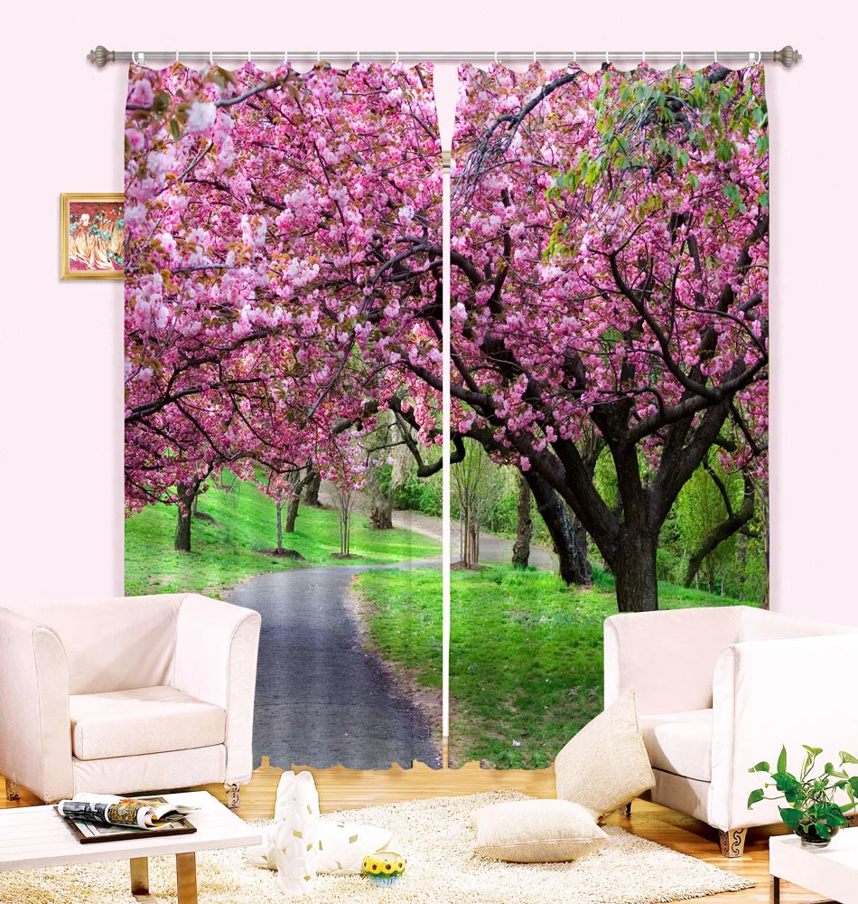 

Photo Print stereoscopic 3d Curtains The Fantastic Lotus on Water Printed 3D Curtain