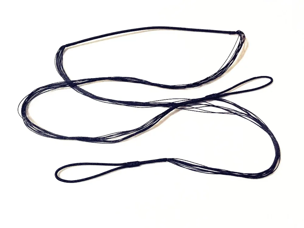 

1PCS Black Bow String for Recurve Bow Archery Hunting Length 115cm-180cm