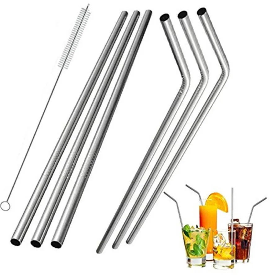 Buy New TENSKE 6PCS Reusable Stainless Steel Drinking