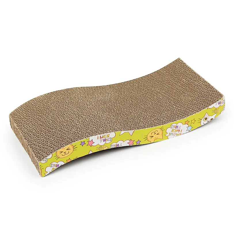 Corrugated Paper Cat Scratching Pad Mat Protect Floor Carpet Eco-friendly Catnip Cardboard Scratcher Pet Cat Supplies #F#40NV5 (10)