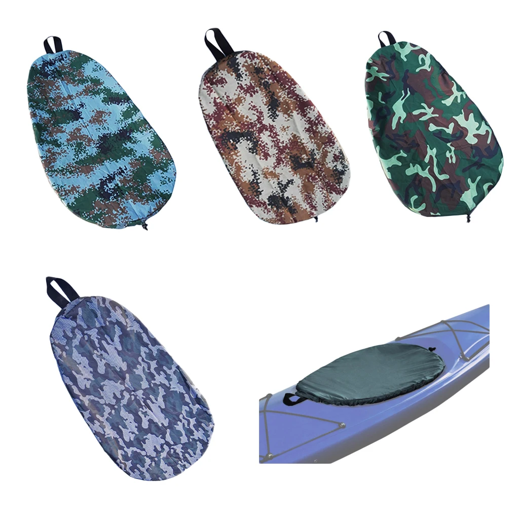 Marine Canoe Kayak Cockpit Anti Dust Cover Boat Spray Skirt Deck Bag for Camping Hiking Boating Hunting Fishing Accessories