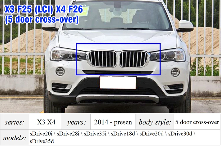 X3 F25 X4 F26
