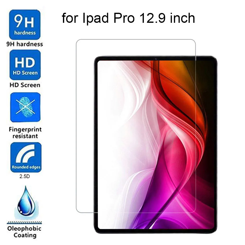 1Pcs/2Pcs 9H HD Tempered Glass For Ipad Pro 12.9 Inch Protection Screen