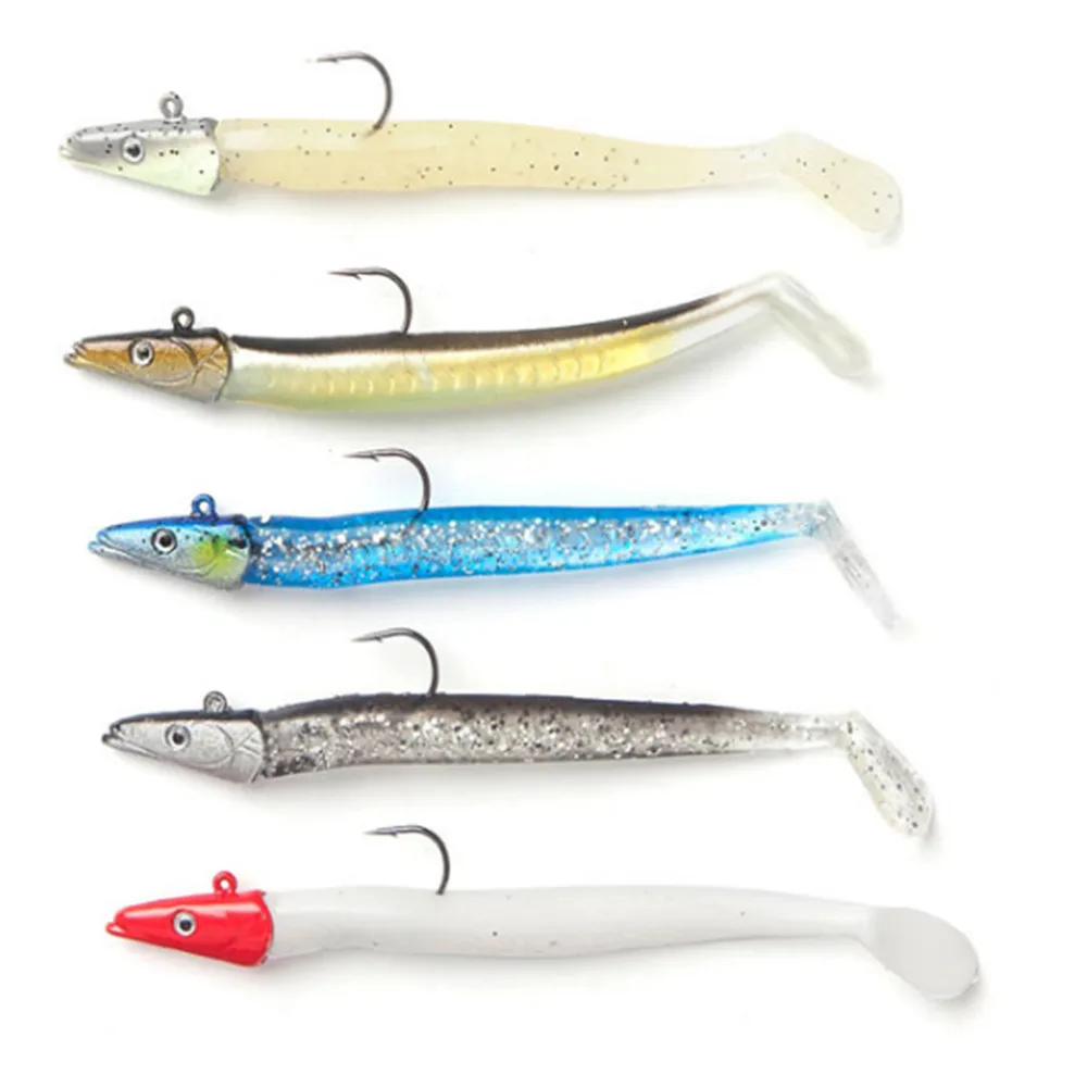 1 шт. 11 см 22 г lead Jig Head одинарный крючок Мягкие Рыбная приманка вобблер приманки