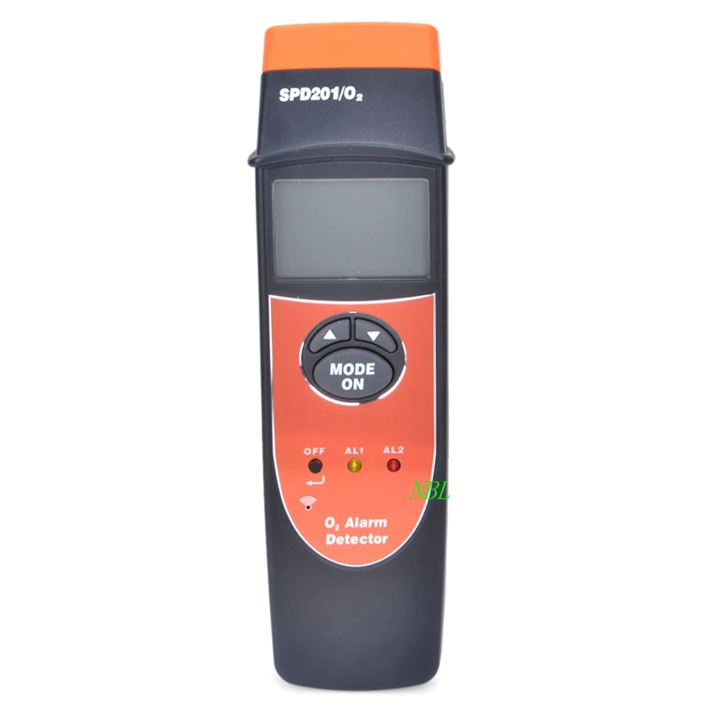 Profesyonel Oksijen O2 Dedektörü Oksijen Içeriği Test Ithal Oksijen Sensörü Akustik-optik Alarm LCD Arka 0 ~ 25% VOL