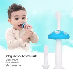 2018 новые силиконовые Training Зубная щётка высокое качество экологически безопасное детское Прорезыватель прорезывания зубов детей
